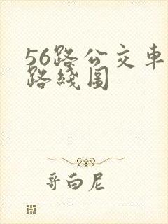 56路公交车的路线图