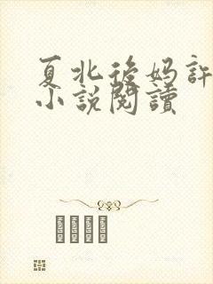 夏北后妈许馨柔小说阅读