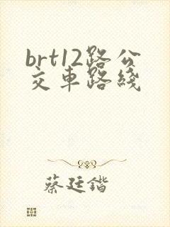 brt12路公交车路线