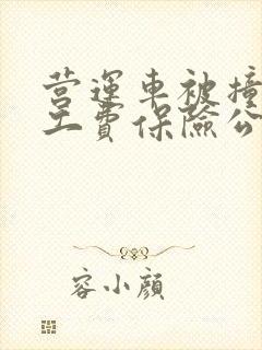 营运车被撞了误工费保险公司赔吗