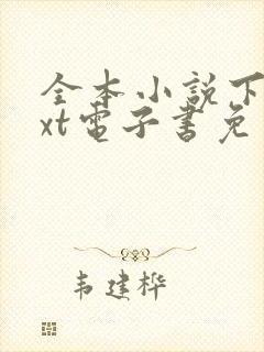 全本小说下载txt电子书免费下载网站