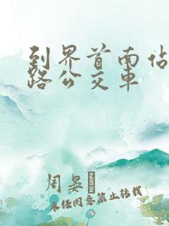 到界首南站坐几路公交车