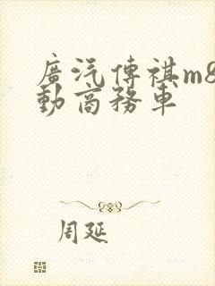 广汽传祺m8混动商务车