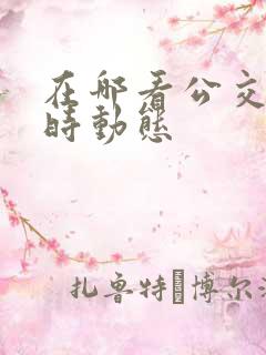 在哪看公交车实时动态