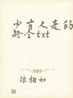 少有人走的路4册全txt