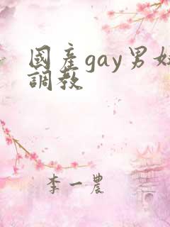 国产gay男奴调教