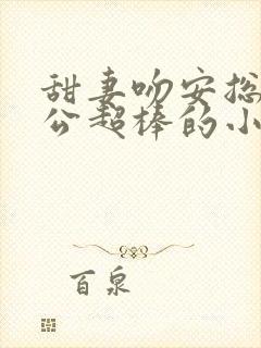 甜妻吻安总裁老公超棒的小说