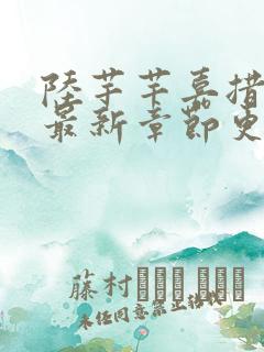 陆芊芊嘉措小说最新章节更新时间表