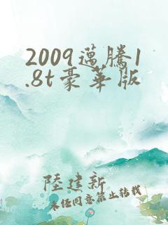 2009迈腾1.8t豪华版