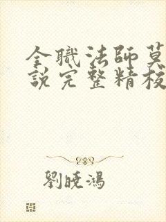 全职法师莫凡小说完整精校版