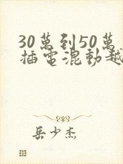 30万到50万插电混动越野车