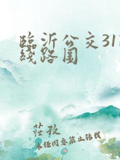 临沂公交31路线路图