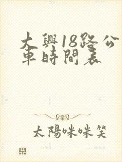 大兴18路公交车时间表