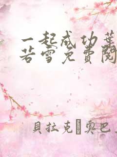 一起成功叶凡唐若雪免费阅读