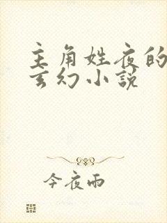 主角姓夜的重生玄幻小说