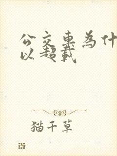 公交车为什么可以超载