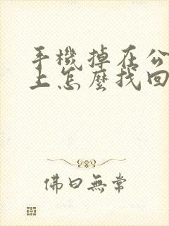手机掉在公交车上怎么找回