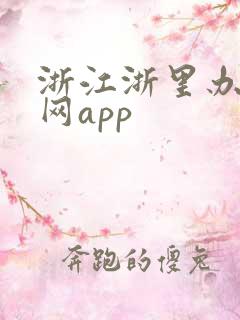 浙江浙里办政务网app