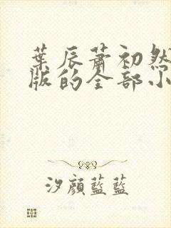 叶辰萧初然完整版的全部小说