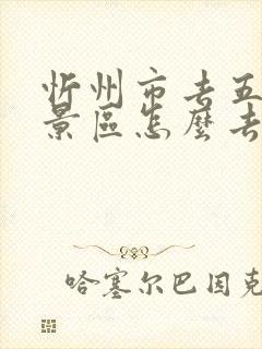 忻州市去五台山景区怎么去