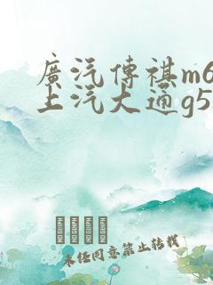 广汽传祺m6和上汽大通g50哪个好