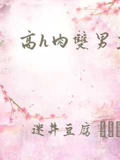 高h肉双男主
