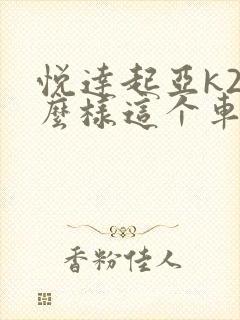 悦达起亚k2怎么样这个车质量好吗