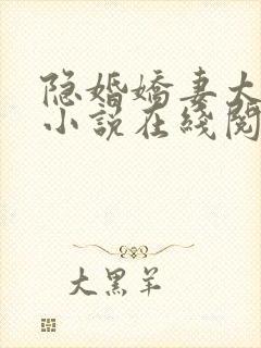 隐婚娇妻太迷人小说在线阅读