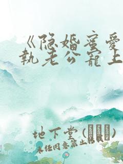 《隐婚蜜爱:偏执老公宠上瘾》 《隐婚蜜爱:偏执老公宠上瘾》