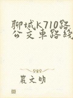 聊城k710路公交车路线