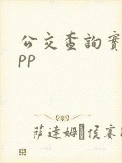 公交查询实时app