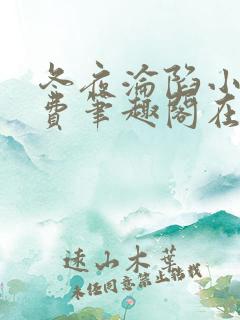 冬夜沦陷小说免费笔趣阁在线阅读全文