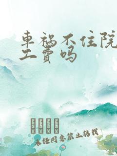 车祸不住院有误工费吗
