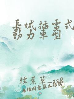 长城插电式混合动力车型