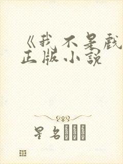 《我不是戏神》正版小说