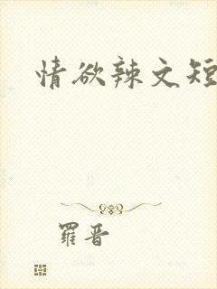 情欲辣文短篇