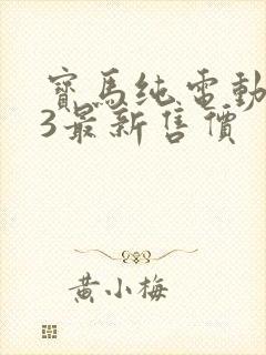 宝马纯电动ix3最新售价 宝马纯电动ix3最新售价