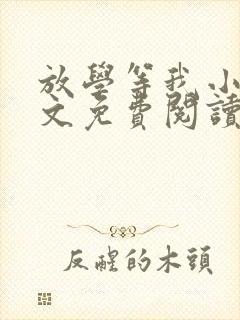 放学等我小说全文免费阅读无弹窗
