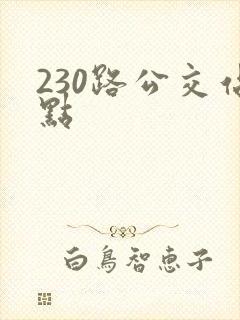 230路公交站点