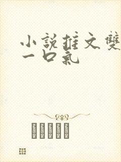 小说推文双男主一口气
