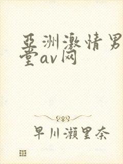 亚洲激情男人天堂av网