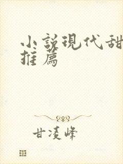 小说现代甜宠文推荐