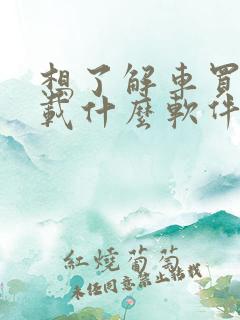 想了解车买车下载什么软件
