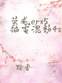 荣威erx5 插电混动4s店报价