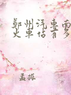 郑州汽车南站到火车站有多远