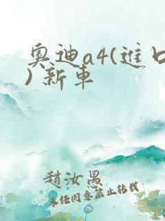 奥迪a4(进口) 新车
