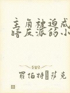 主角被迫成为黑暗反派的小说