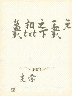 万相之王免费下载txt下载
