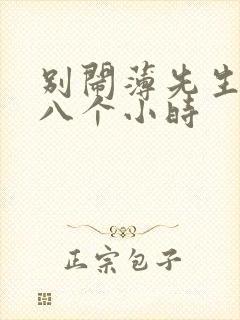 别闹薄先生做了八个小时 别闹薄先生做了八个小时