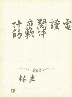什么阅读电子书的软件